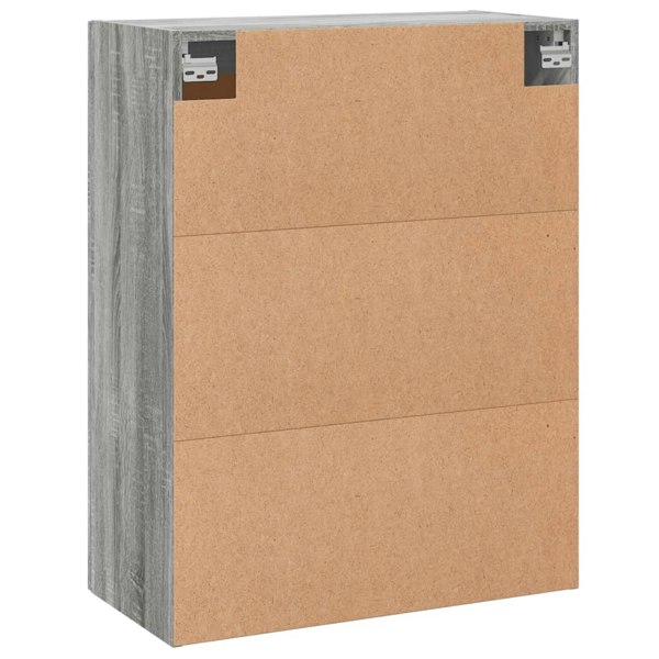 Berkfield Wall Mounted Cabinet Grey Sonoma 69.5x34x90 cm Engineered Wood