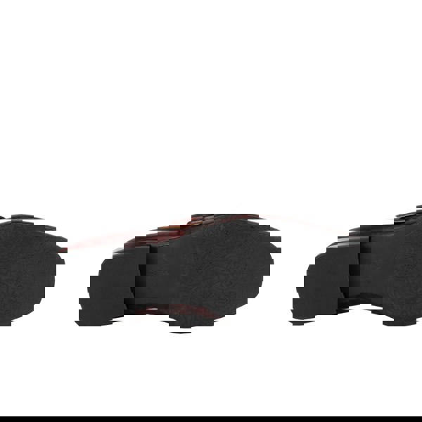 Embassy London Bliss - Burgundy - Women's block heel square toe patent leather Mary-Jane