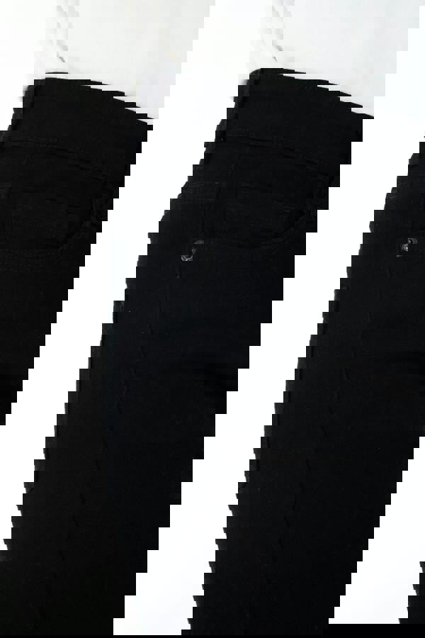 Smart Living Ladies Boyfriend Denim Shorts - Black