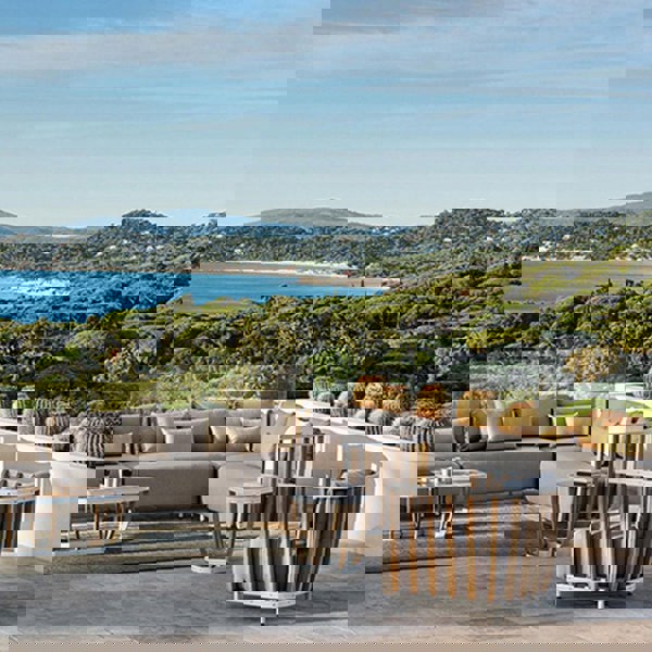 Gloria Outdoor Sofa Set, Outdoor Furniture, Teak Wood-Rit Concept-Rit Concept