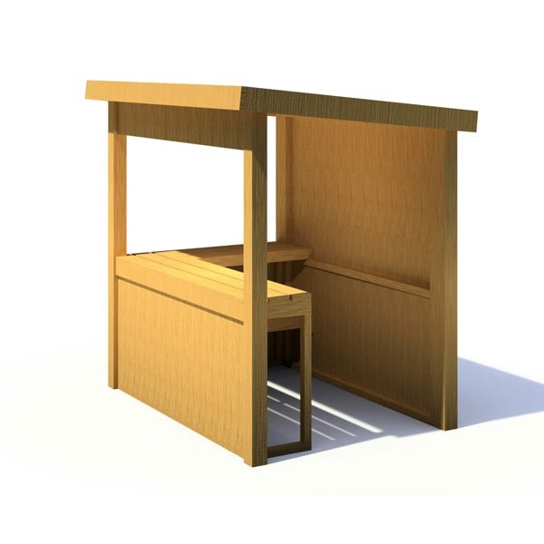 Shire Little Shopper 3.5x5 Childrens Playhouse with 12mm Shiplap cladding - Best Shed