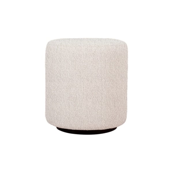 Ben Round Stool - Cologne Ivory