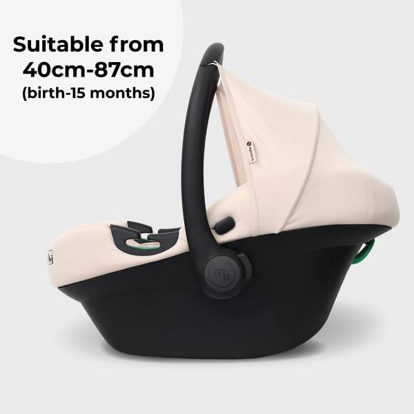 My Babiie MBCS02LT i-Size Infant Carrier Car Seat and ISOFIX Base - Blush Leopard