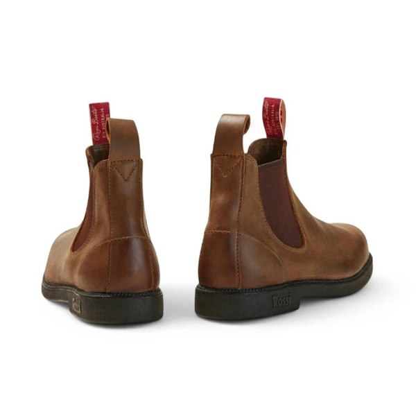 Rossi Booma 607 - Tan Brown Leather Chelsea Boots