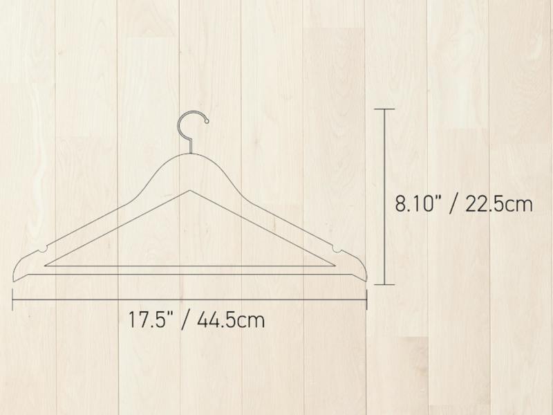Dyzi Personalised Wooden Clothes Hangers Custom Engraved