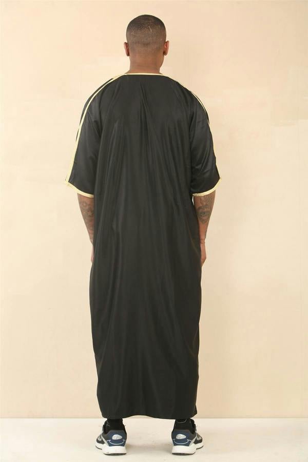 Infinity Leather Men's Moroccan Thobe Djellaba Jubba Robe Eid