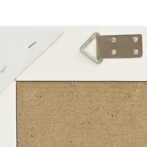 Berkfield Wall Mirror Baroque Style 50x50 cm White