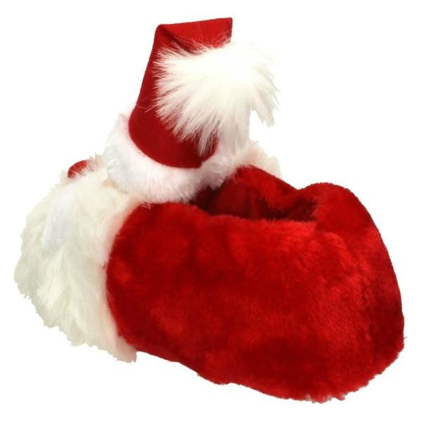 Spot On Ladies Spot On Flat Novelty Santa Slippers