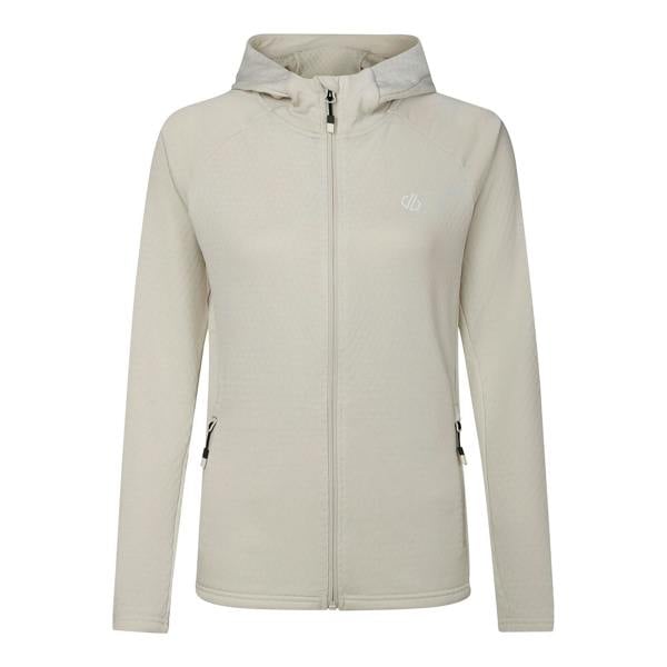 Dare 2B Womens/Ladies Ventura Stretch Hooded Midlayer - Almond Milk - 