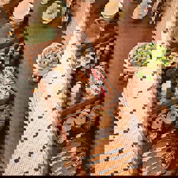 Antonio Long Sideboard, Solid Wood with grey high gloss sideboard