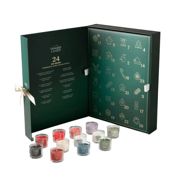 Yankee Candle Fragrance Lovers 24 Mini Votive Christmas Advent Calendar
