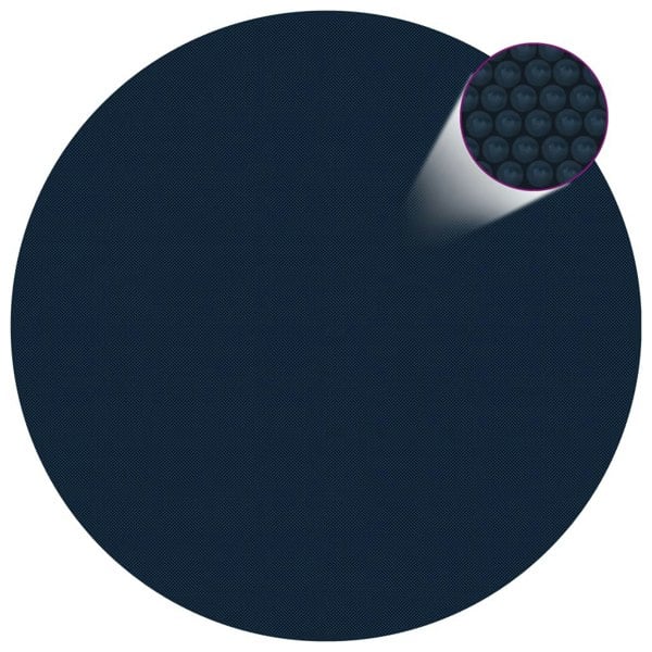 Berkfield Floating PE Solar Pool Film 250 cm Black and Blue