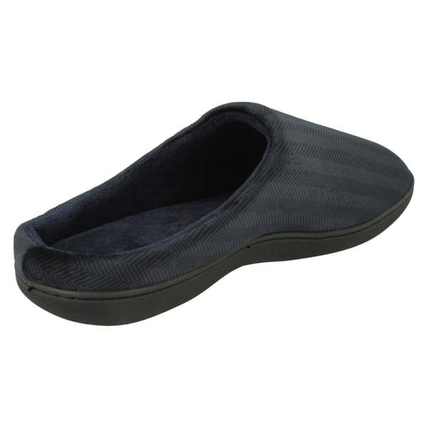 Mens So Comfy Slip On Velour Mule Slippers Stan