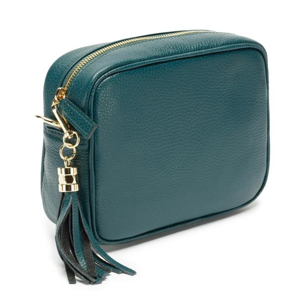 Elie Beaumont Crossbody Tassel Teal