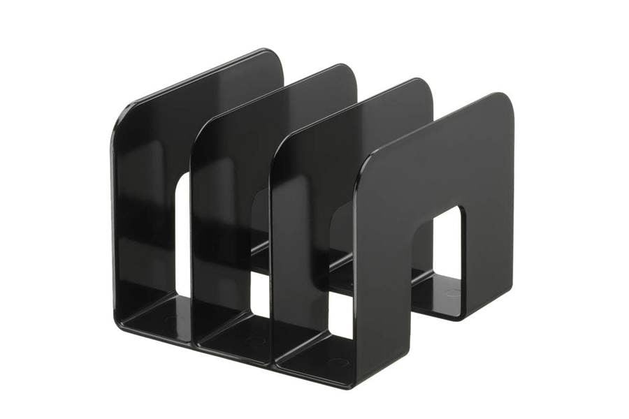Durable TREND Magazine Stand Desk File Holder Book Organiser | 2 Pack | Black