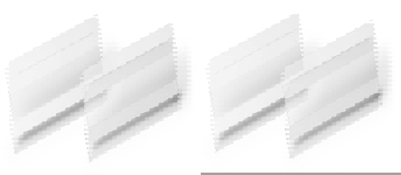 Durable Self Adhesive Ticket Label Holder Document Pocket | 10 Pack | 150 x 67mm