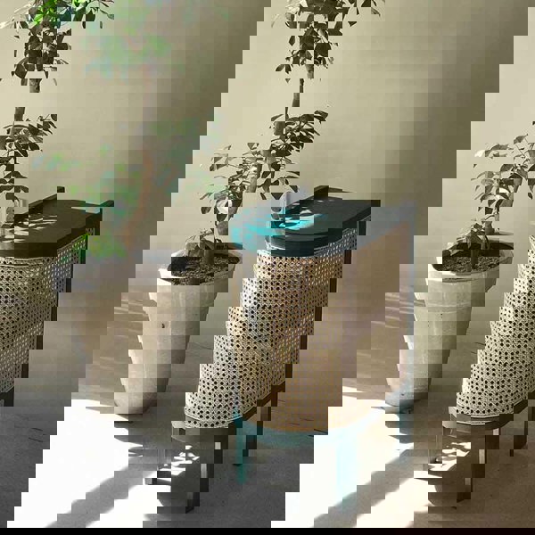 Alena Rattan Side Table-Weilai Concept-Weilai Concept