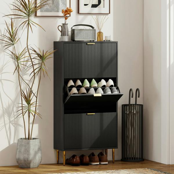 Flip-down Shoe Cabinet