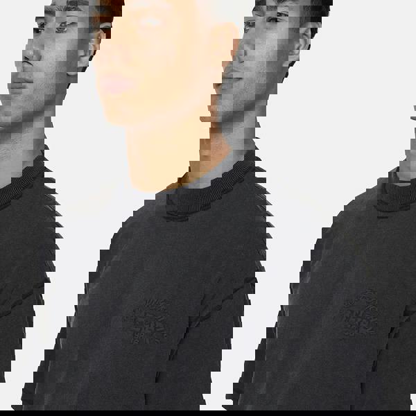 Good For Nothing  Black Washed Relaxed Fit T-shirt - Black Image 3