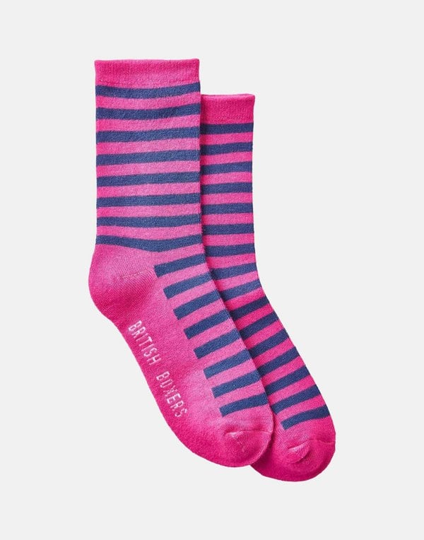 Women's Bamboo Four-Pair Sock Gift Box – Pinky - British Boxers