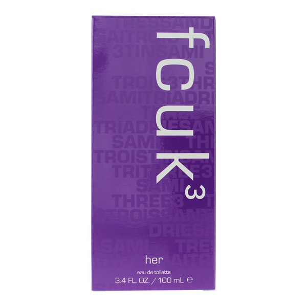 FCUK 3 Her Eau de Toilette 100ml for Her