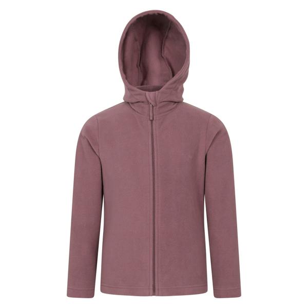 Mountain Warehouse Childrens/Kids Camber Full Zip Hoodie - Purple - 