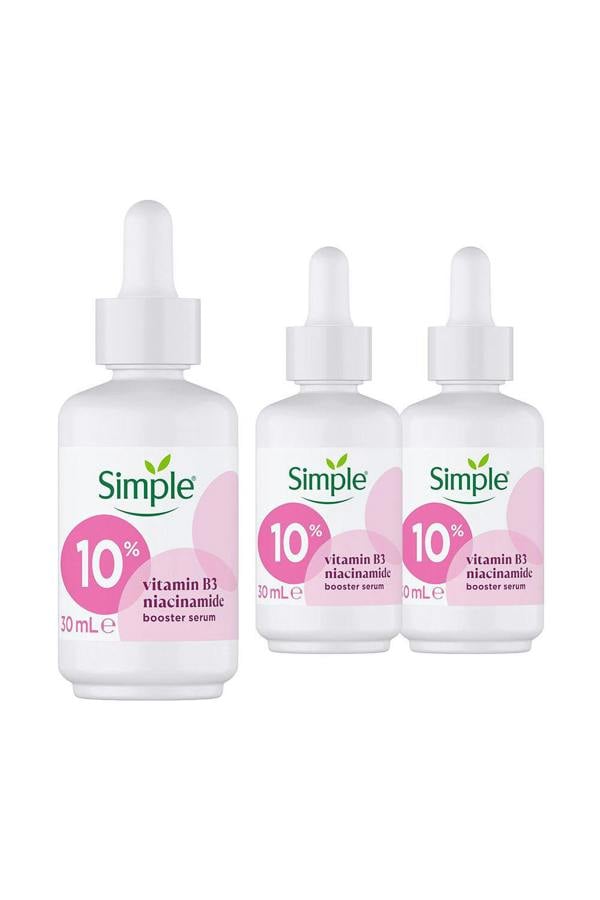 Simple 10% Niacinamide Serum Vitamin B3 Booster Brightening Skin, 30ml