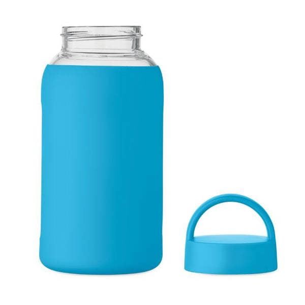 MidOcean Boris Borosilicate Glass 600ml Water Bottle - Turquoise - 