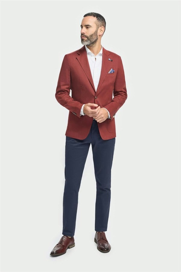 House of Cavani Luca Rust Blazer