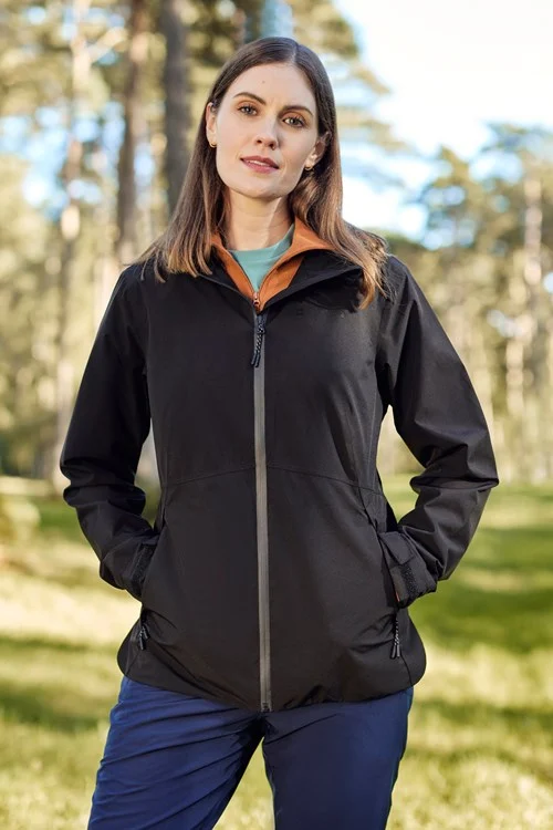 Mountain Warehouse Womens/Ladies Vancouver II Waterproof Jacket - Black