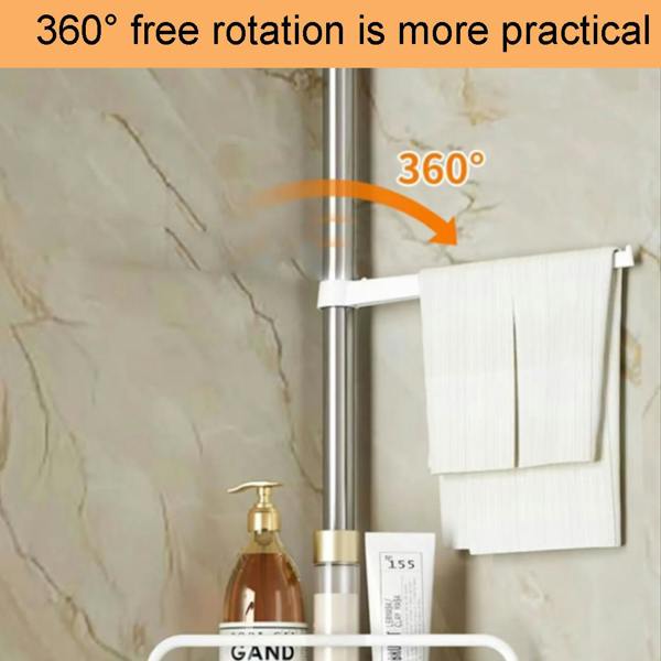 Havendro 4-Tier Telescopic Bathroom Corner Shelf Wall Mount Shower Caddy Storage Organizer
