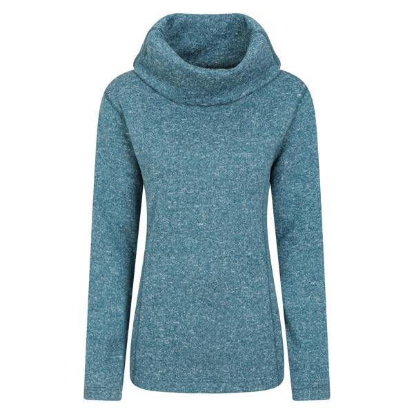 Mountain Warehouse Womens/Ladies Cowl Neck Fleece Top - Teal - 