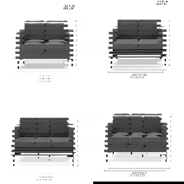 Haven Three Seater / Four Seater Corner Sofa, Linen-Weilai Concept-Weilai Concept