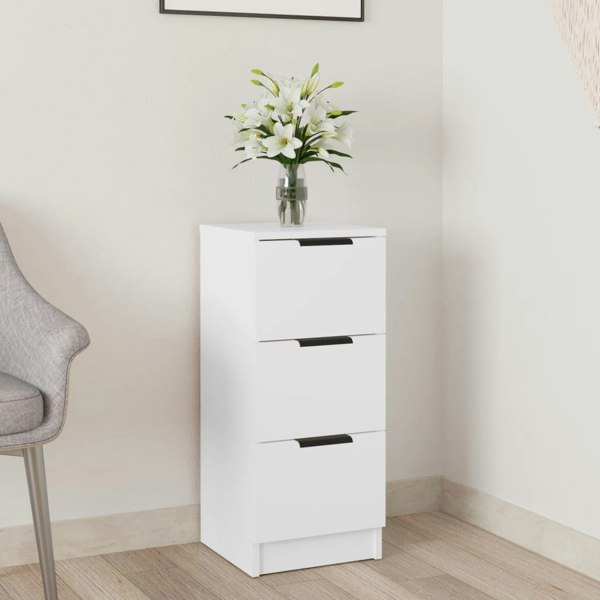 Berkfield Sideboard White 30x30x70 cm Engineered Wood