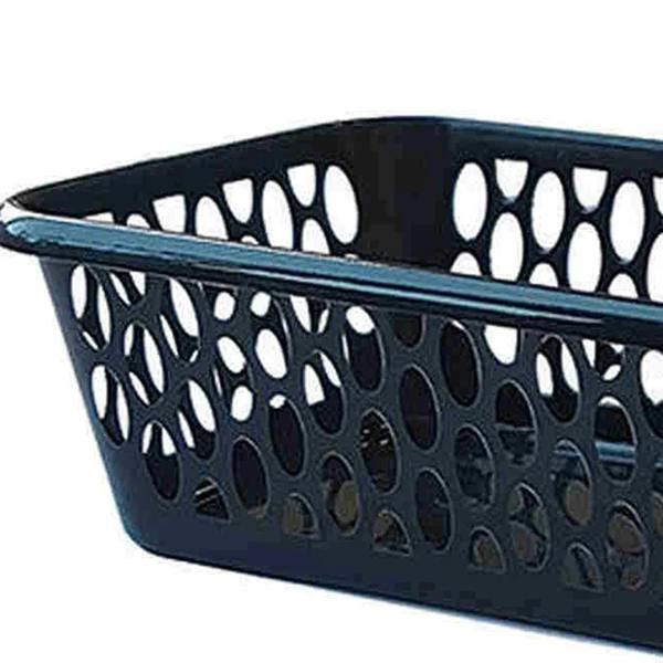 Leecroft 20cm Handy Basket Black 10 x 20 x 5cm - One Colour - 