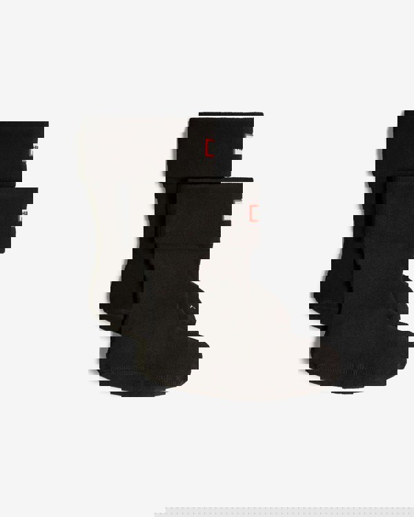 Hunter Fleece Short Boot Sock - Black