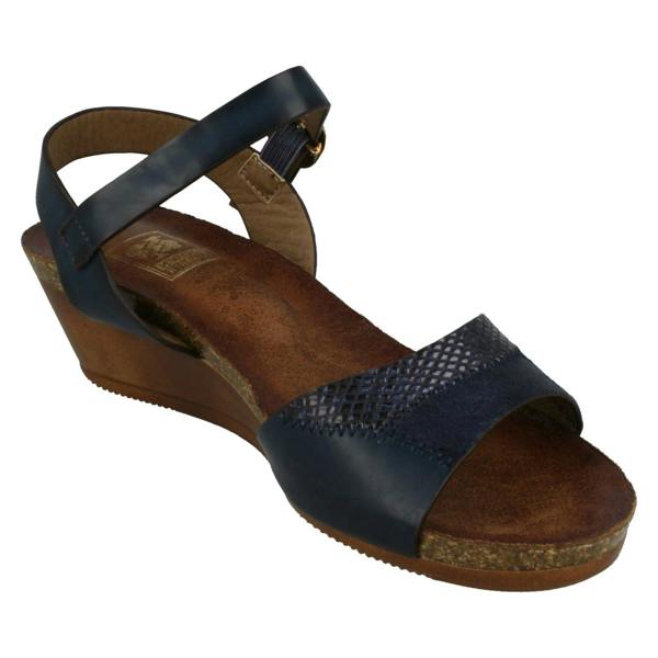 Down to Earth Ladies Down To Earth Mid Wedge Mule Sandals