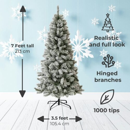 Neo Direct Scandinavian Christmas Tree Artificial 7ft White Spruce Fir