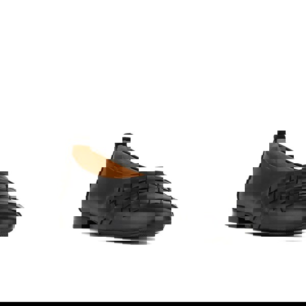 Embassy London Solenne - Black - Women's handwoven Leather Ballet Pump