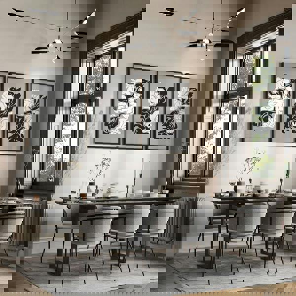 Pictures For Living Room | Set of 3 Botanical Wall art Prints