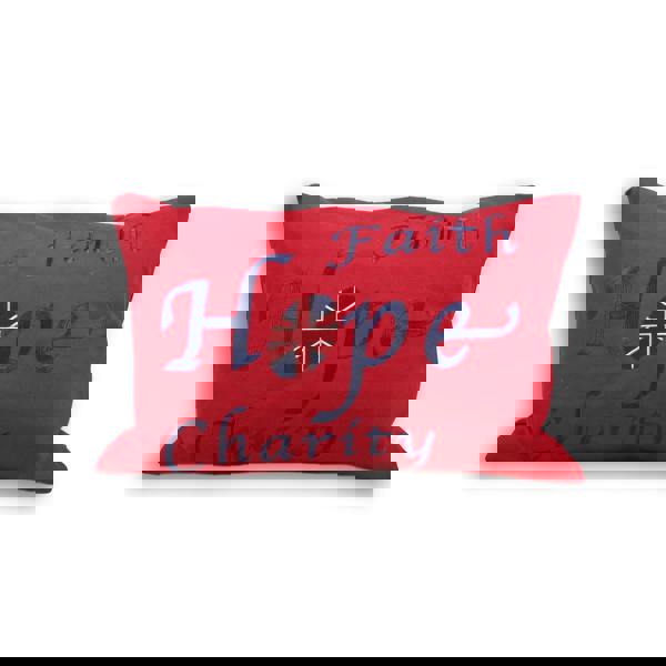 Riva Home Faith Cushion Cover - Red