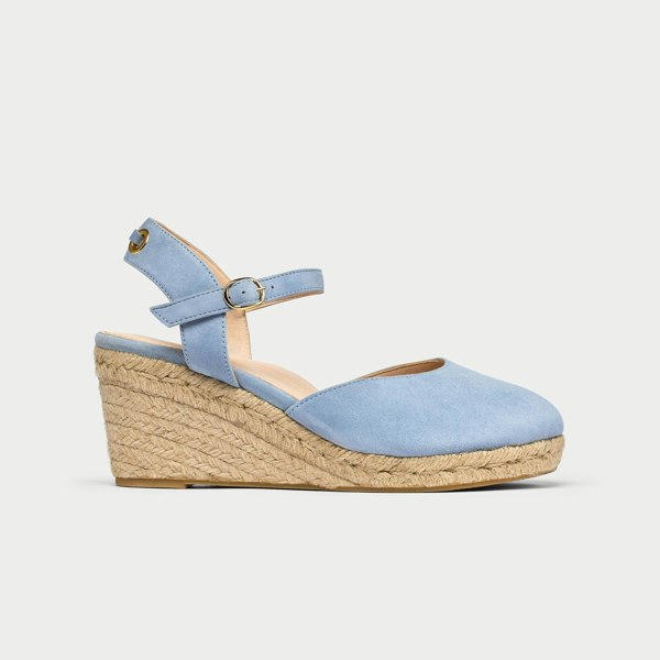 Calla Betsy Shoes - Denim Blue Suede