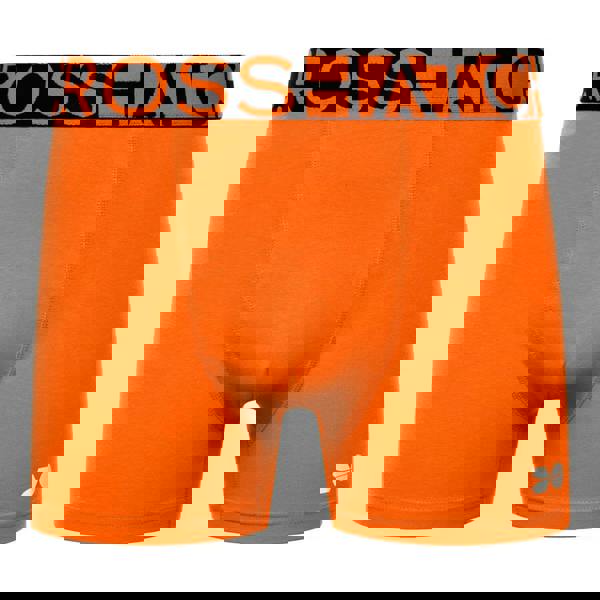 Crosshatch Mens Dumas Boxer Shorts (Pack of 3) - Red/Orange - 