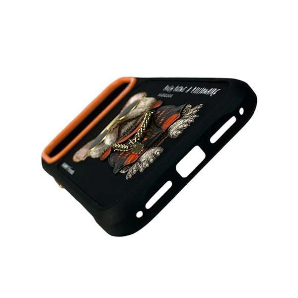 Nimmy Friends Nimmy Glasses Cool Dog Case with MagSafe for iPhone 17 Pro 6.3" Black Orange - N-YJ-IP17-PRO-01