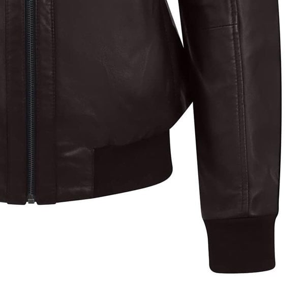 PRIMEHIDE Bomber Leather Jacket Jack Brown