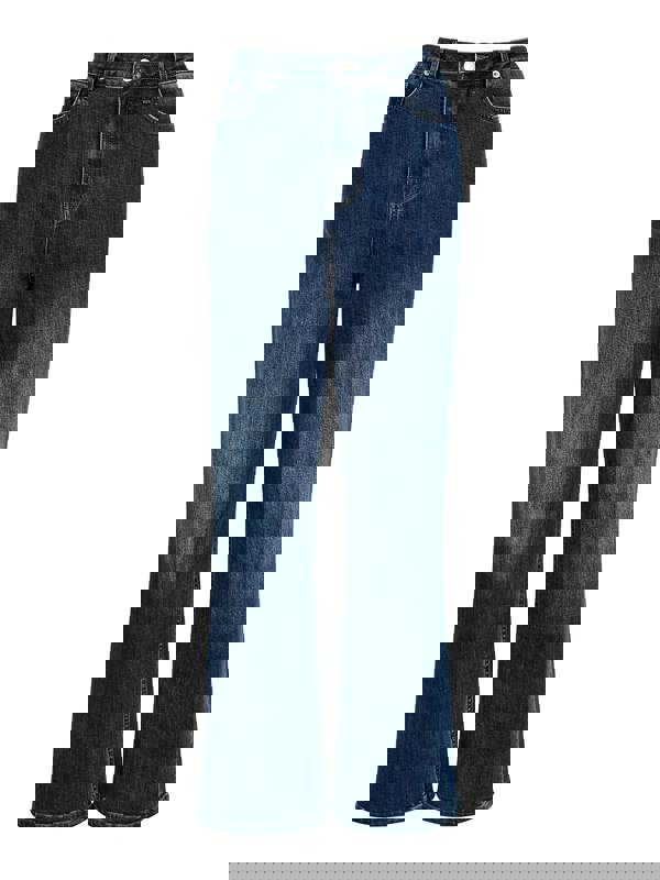 GWD Dixie Indigo Mid Wash Straight Leg Denim Jean