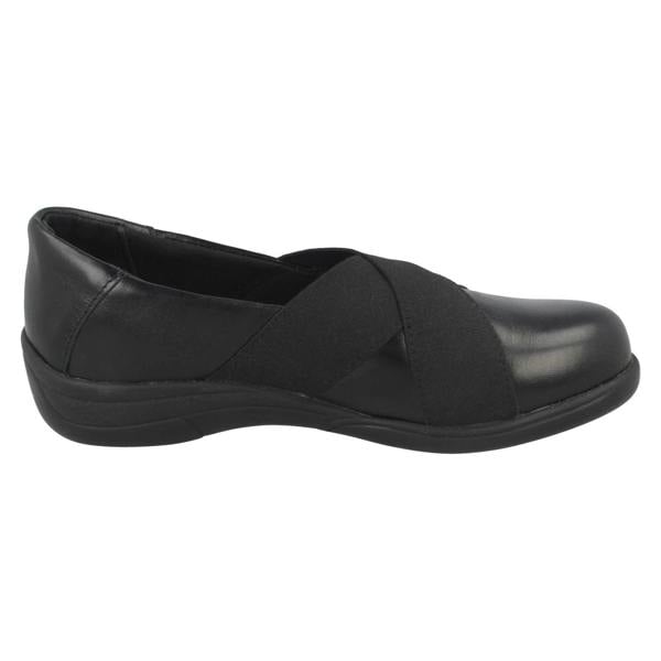 DB Shoes Ladies Easy B Wide Fitting Flat Shoes Florac