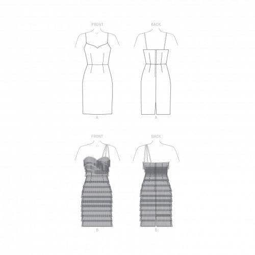 Simplicity Sewing Pattern 9297, Dresses, Vintage Style for Women, A5 (6-8-10-12-14) - Intermediate