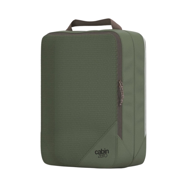 CabinZero Classic Clean Dirty Packing Cube M, Two Compartments and Mesh Window, Clamshell Opening
