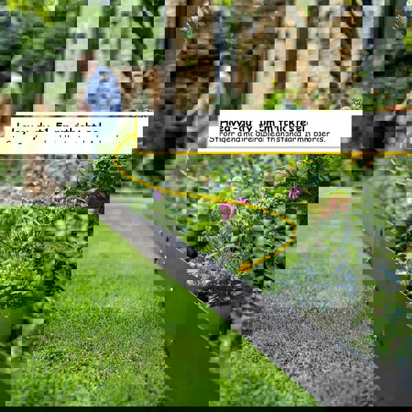 Nicoman Metal Lawn Edging Garden Border - 5 Pieces